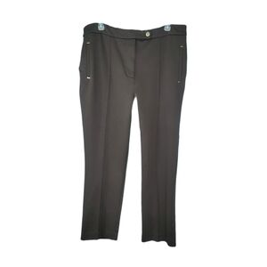 Marc New York Dark Brown High-rise Dress Pants Women's Size 14